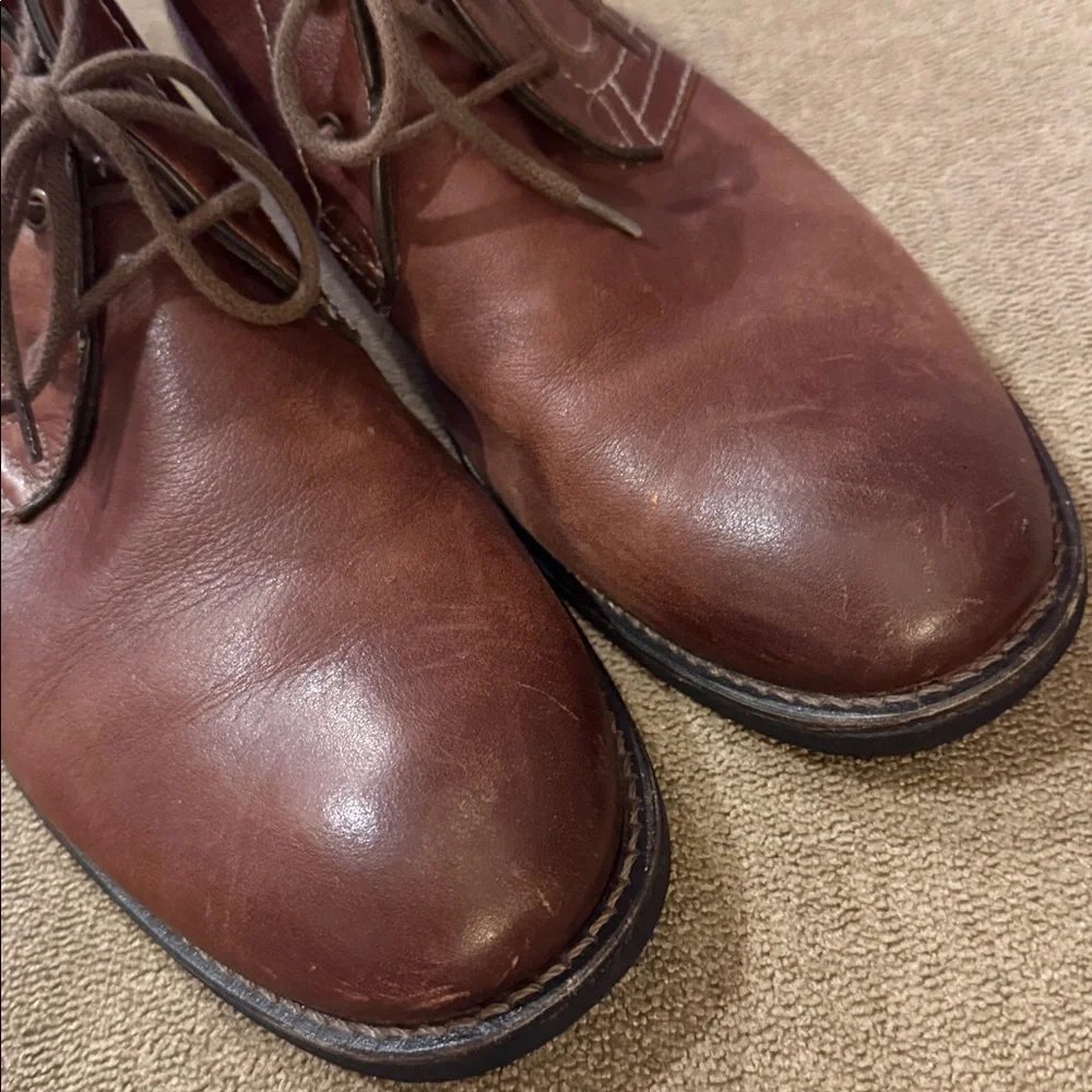 59-10769 johnston & Murphy ankle boots Mens leather Size 11 (TD)